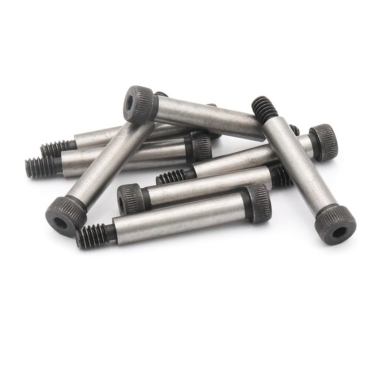 SCXCLY 10pcs Alloy Steel Shoulder Bolt, Ф5/16'' × 1-1/2'' (1/4-20) Hex Socket Shoulder Bolt, Alloy Steel, Oxidation Blackening (Black) - Image 5